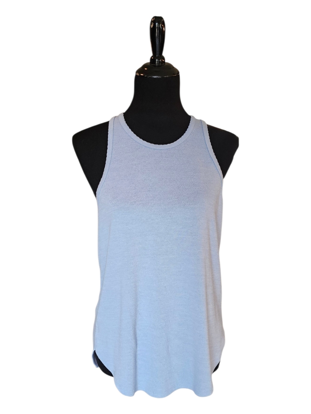 PJ Salvage Reloved Tank Top L Blue Periwinkle Racerback Soft Lounge Basic